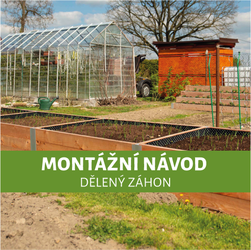 Montážní návod dělený záhon